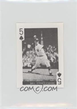 1969 Globe Imports Playing Cards - Gas Station Issue [Base] #5S - Mel Stottlemyre