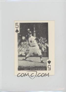 1969 Globe Imports Playing Cards - Gas Station Issue [Base] #5S - Mel Stottlemyre