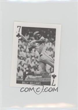 1969 Globe Imports Playing Cards - Gas Station Issue [Base] #7C - Billy Williams
