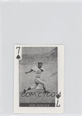 1969 Globe Imports Playing Cards - Gas Station Issue [Base] #7S - Don Mincher