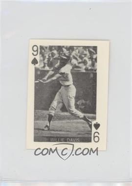 1969 Globe Imports Playing Cards - Gas Station Issue [Base] #9S - Willie Davis