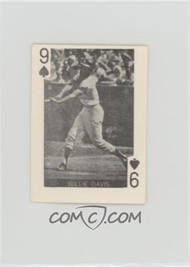 1969 Globe Imports Playing Cards - Gas Station Issue [Base] #9S - Willie Davis
