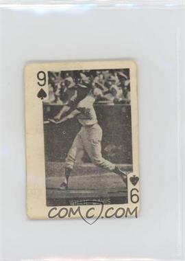 1969 Globe Imports Playing Cards - Gas Station Issue [Base] #9S - Willie Davis