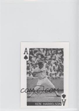 1969 Globe Imports Playing Cards - Gas Station Issue [Base] #AS.1 - Ken Harrelson