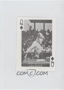 1969 Globe Imports Playing Cards - Gas Station Issue [Base] #QD - Lou Brock