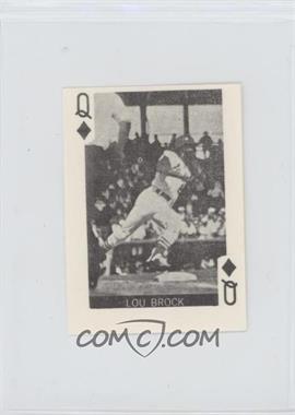 1969 Globe Imports Playing Cards - Gas Station Issue [Base] #QD - Lou Brock