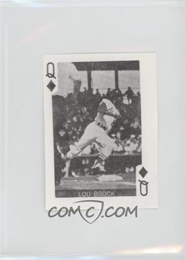 1969 Globe Imports Playing Cards - Gas Station Issue [Base] #QD - Lou Brock