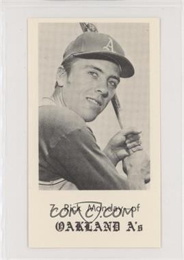 1969 Mike Andersen Jack in the Box Oakland Athletics - [Base] #7 - Rick Monday