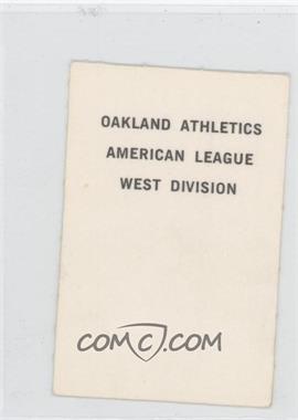 1969 Milton Bradley - [Base] #_OAAT - Oakland Athletics