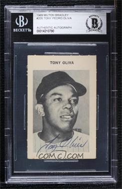 1969 Milton Bradley - [Base] #_TOOL - Tony Oliva [BAS BGS Authentic]