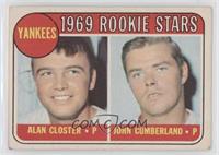 1969 Rookie Stars - Alan Closter, John Cumberland [Poor to Fair]