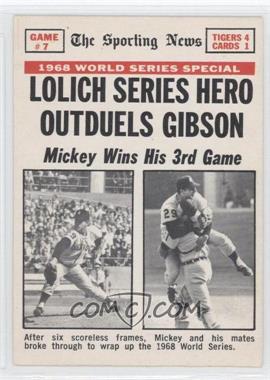 1969 O-Pee-Chee - [Base] #168 - 1968 World Series - Lolich Series Hero Outduels Gibson