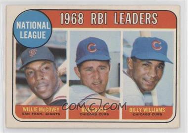 1969 O-Pee-Chee - [Base] #4 - League Leaders - Willie McCovey, Ron Santo, Billy Williams