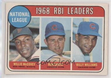1969 O-Pee-Chee - [Base] #4 - League Leaders - Willie McCovey, Ron Santo, Billy Williams