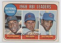 League Leaders - Willie McCovey, Ron Santo, Billy Williams