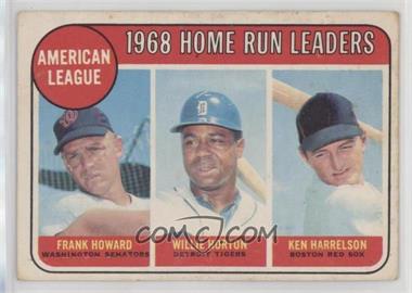 1969 O-Pee-Chee - [Base] #5 - League Leaders - Frank Howard, Willie Horton, Ken Harrelson [Good to VG‑EX]