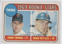 1969 Rookie Stars - Danny Morris, Graig Nettles [Good to VG‑EX]