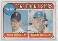 1969 Rookie Stars - Danny Morris, Graig Nettles [Good to VG‑EX]