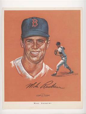 1969 Programs General Atlantic Wheeldon Boston Red Sox Portraits - [Base] #_MIAN - Mike Andrews