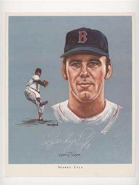 1969 Programs General Atlantic Wheeldon Boston Red Sox Portraits - [Base] #_SPLY - Sparky Lyle