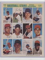 Ron Hunt, Ernie Banks, Jim Fairey, Tommy Agee, Cookie Rojas, Matty Alou, Mike S…