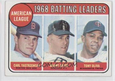 1969 Topps - [Base] #1 - League Leaders - Carl Yastrzemski, Danny Cater, Tony Oliva