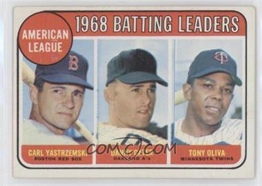 1969 Topps - [Base] #1 - League Leaders - Carl Yastrzemski, Danny Cater, Tony Oliva