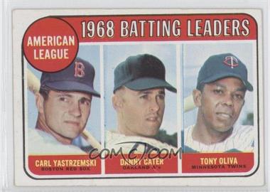 1969 Topps - [Base] #1 - League Leaders - Carl Yastrzemski, Danny Cater, Tony Oliva