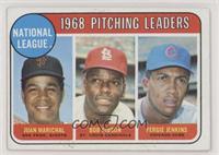 League Leaders - Juan Marichal, Bob Gibson, Fergie Jenkins