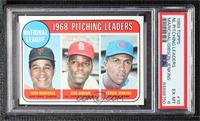 League Leaders - Juan Marichal, Bob Gibson, Fergie Jenkins [PSA 6 EX&…