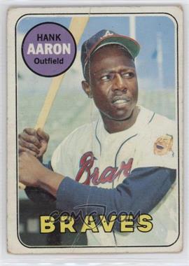 1969 Topps - [Base] #100 - Hank Aaron [Poor to Fair]