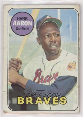 1969 Topps - [Base] #100 - Hank Aaron [Good to VG‑EX]