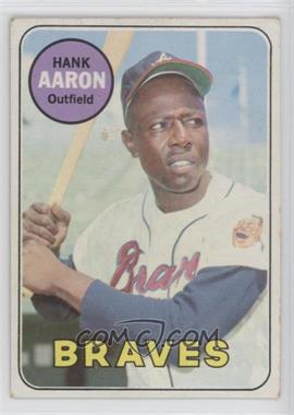 1969 Topps - [Base] #100 - Hank Aaron