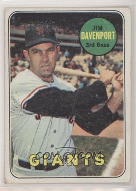 1969 Topps - [Base] #102 - Jim Davenport [Good to VG‑EX]