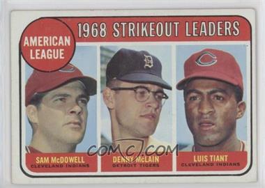 1969 Topps - [Base] #11 - League Leaders - Sam McDowell, Denny McLain, Luis Tiant