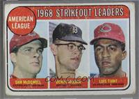 League Leaders - Sam McDowell, Denny McLain, Luis Tiant [COMC RCR Poo…