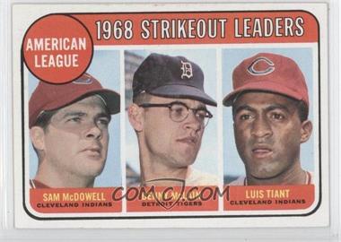 1969 Topps - [Base] #11 - League Leaders - Sam McDowell, Denny McLain, Luis Tiant