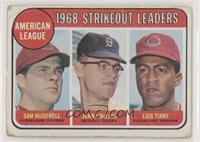 League Leaders - Sam McDowell, Denny McLain, Luis Tiant [Good to VG&#…