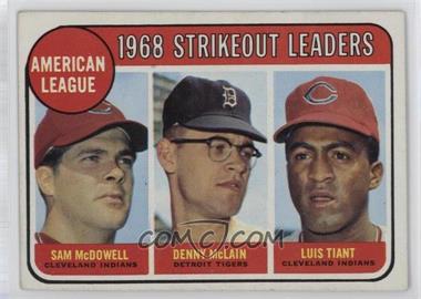 1969 Topps - [Base] #11 - League Leaders - Sam McDowell, Denny McLain, Luis Tiant