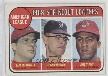 1969 Topps - [Base] #11 - League Leaders - Sam McDowell, Denny McLain, Luis Tiant