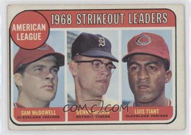 1969 Topps - [Base] #11 - League Leaders - Sam McDowell, Denny McLain, Luis Tiant