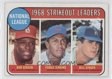 1969 Topps - [Base] #12 - League Leaders - Bob Gibson, Fergie Jenkins, Bill Singer