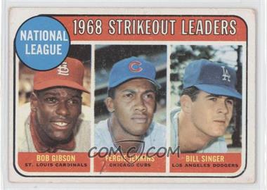 1969 Topps - [Base] #12 - League Leaders - Bob Gibson, Fergie Jenkins, Bill Singer [Good to VG‑EX]