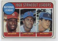 League Leaders - Bob Gibson, Fergie Jenkins, Bill Singer