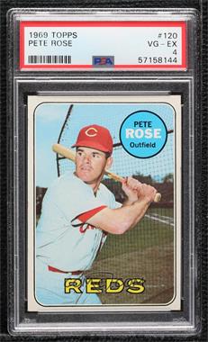 1969 Topps - [Base] #120 - Pete Rose [PSA 4 VG‑EX]