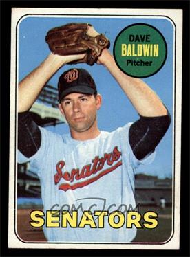 1969 Topps - [Base] #132 - Dave Baldwin [VG]