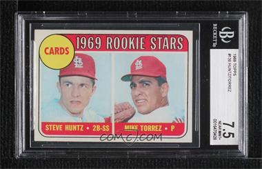1969 Topps - [Base] #136 - 1969 Rookie Stars - Steve Huntz, Mike Torrez [BGS 7.5 NEAR MINT+]