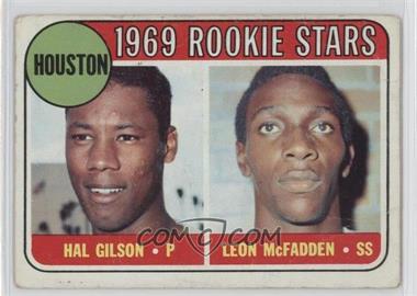 1969 Topps - [Base] #156 - 1969 Rookie Stars - Hal Gilson, Leon McFadden [COMC RCR Poor]