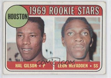 1969 Topps - [Base] #156 - 1969 Rookie Stars - Hal Gilson, Leon McFadden