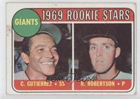 1969 Rookie Stars - Cesar Gutierrez, Rich Robertson [Good to VG‑…